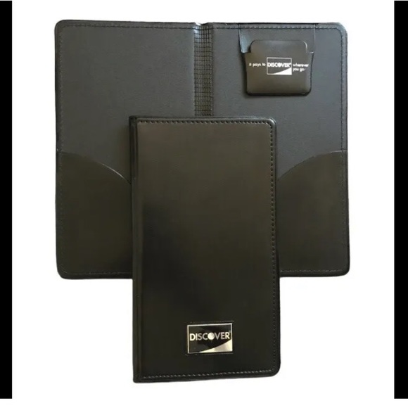 25 DISCOVER Double Panel Folding Check Presenter Restaurant Server Bill Book - Picture 5 of 8